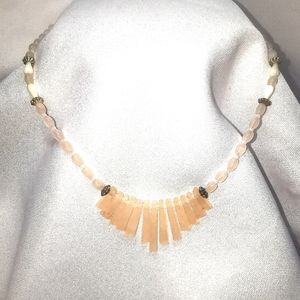 Pink Agate Healing Necklace